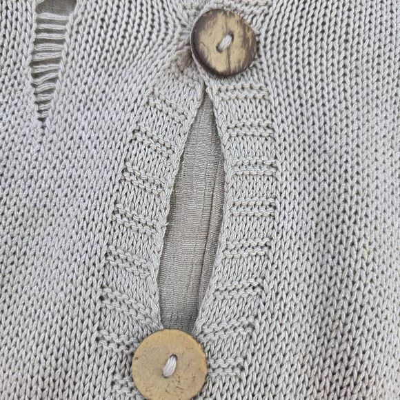 🍑Selfie Couture by Trendology Tan Asymmetric Sweater Small - Picture 9 of 12